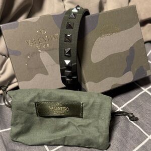 Valentino camouflage Studded bracelet